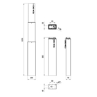 800N Linear Lifting Column Actuator 675mm Stroke For Ergonomic Furniture