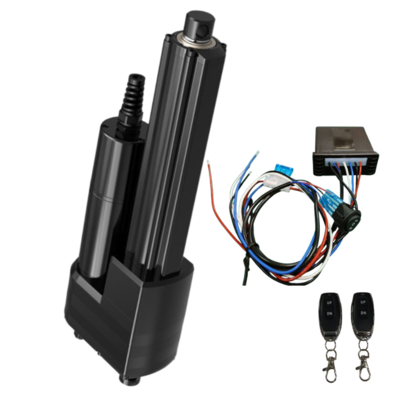 24 V gelijkstroommotor aandrijving Elektrische actuator hoge kracht 8kN corrosiebestendig met handmatige aandrijving